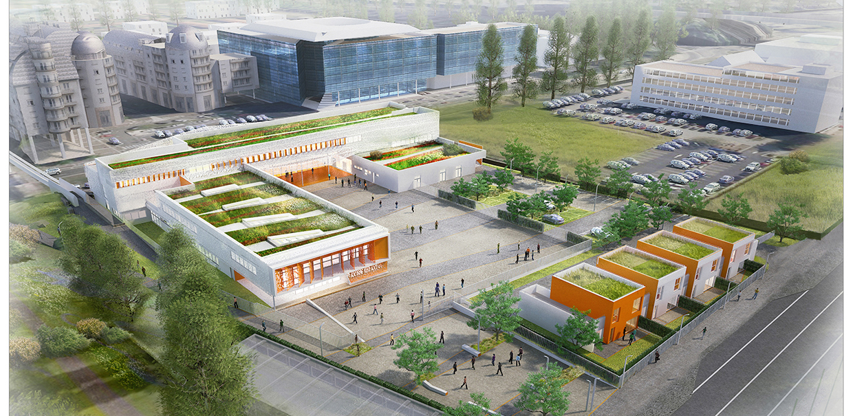 0_Vue Aèrienne collège et abords