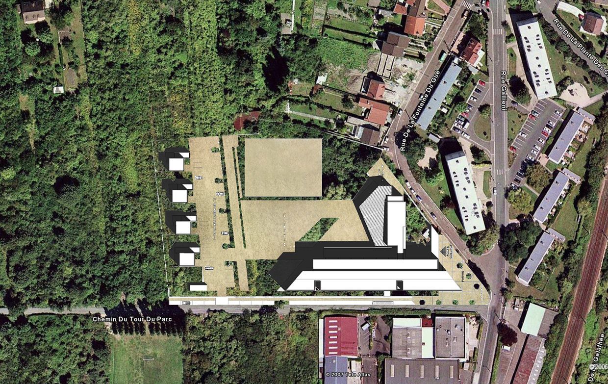 1-Plan de masse du collège