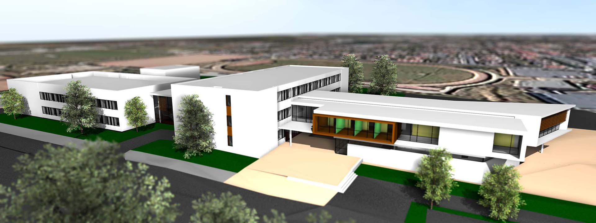 2-Vue aérienne collège Philippe Auguste