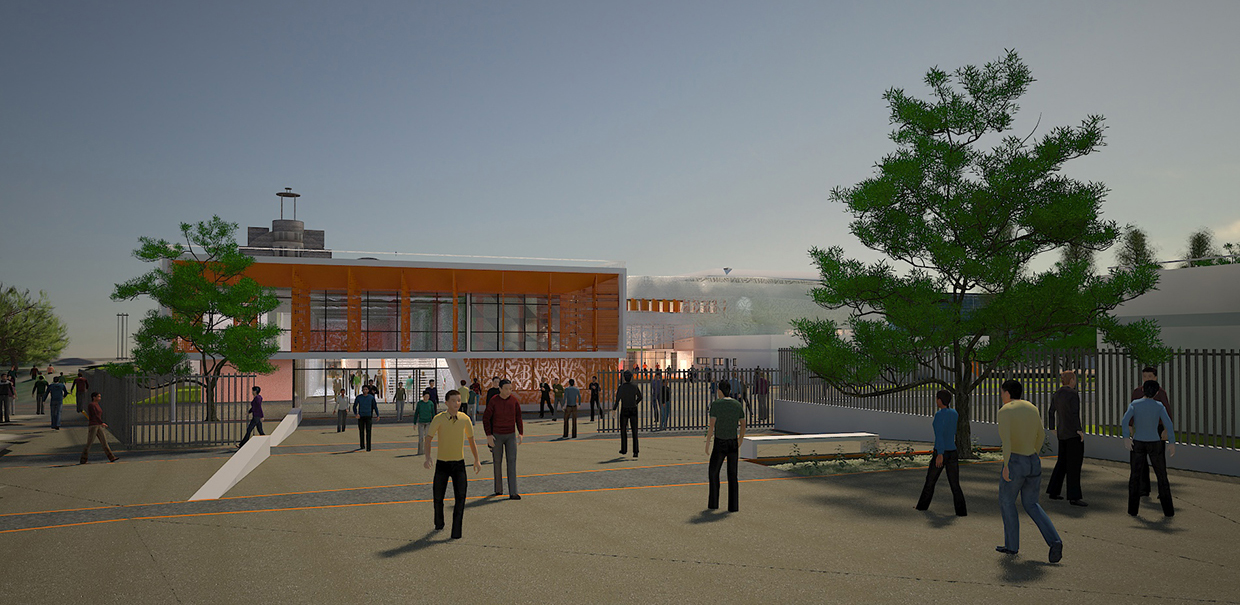 4-Vue perspecrtive de l'entrée