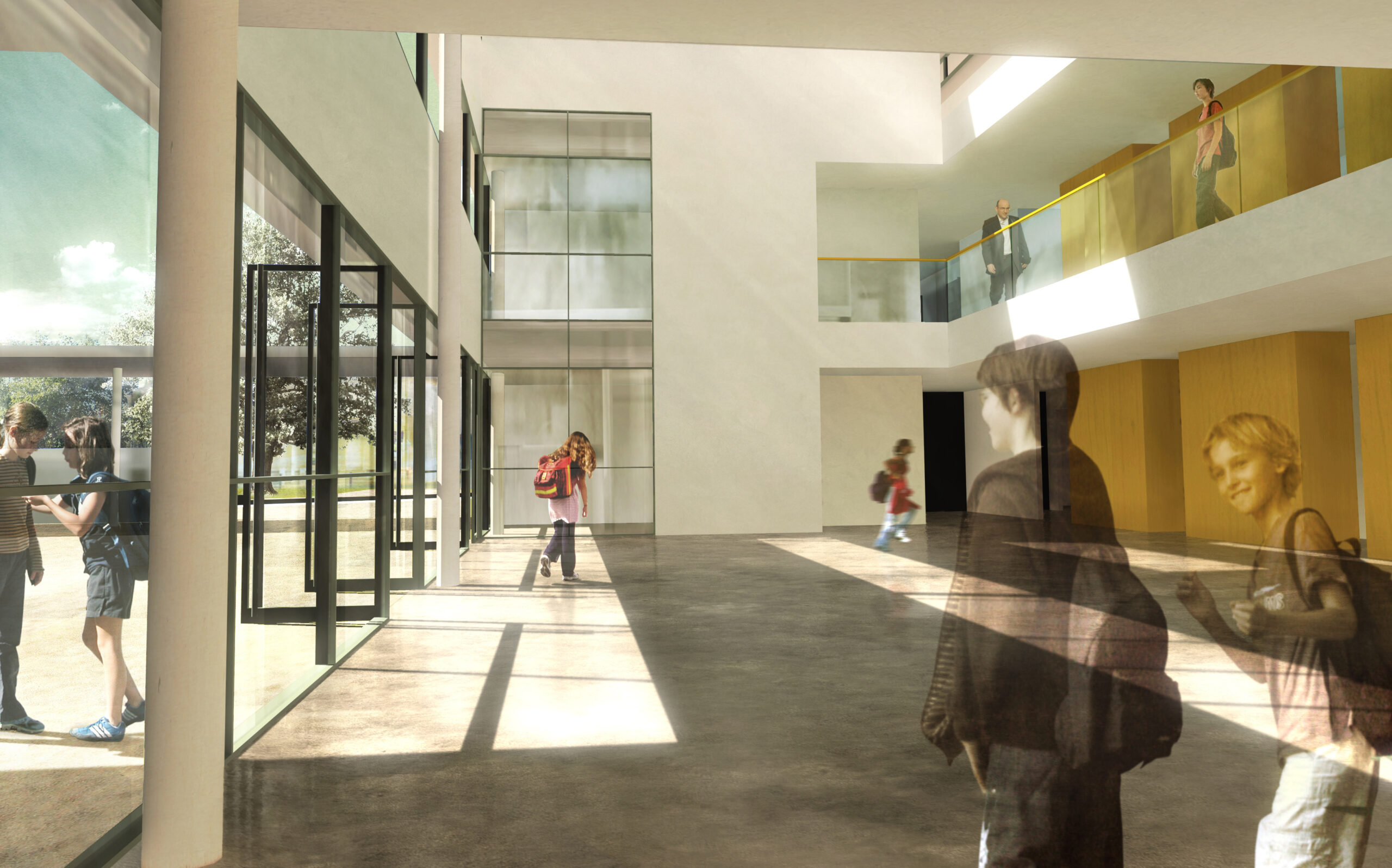 5-Vue persepctive du Hall et rue intérieure